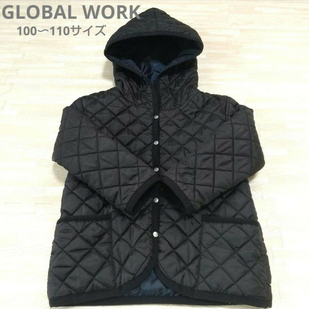 GLOBAL WORK(グローバルワーク)のグローバルワーク　キッズ　キルティングコート　Mサイズ キッズ/ベビー/マタニティのキッズ服男の子用(90cm~)(ジャケット/上着)の商品写真