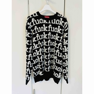 シュプリーム(Supreme)のSupreme Fuck Sweater "Black"(ニット/セーター)
