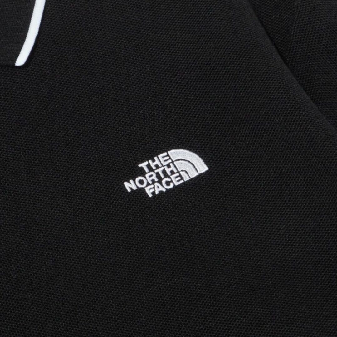 THE NORTH FACE(ザノースフェイス)のノースフェイス ポロシャツ メンズ POLO 刺繡ロゴ ブラック K530C メンズのトップス(ポロシャツ)の商品写真