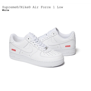 シュプリーム(Supreme)のSupreme NIKE AF1 White ホワイト スニーカー 26.5cm(スニーカー)