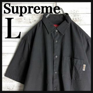 シュプリーム(Supreme)の8827【希少Lサイズ】シュプリーム☆ワンポイントポケット付きシャツ　美品(シャツ)