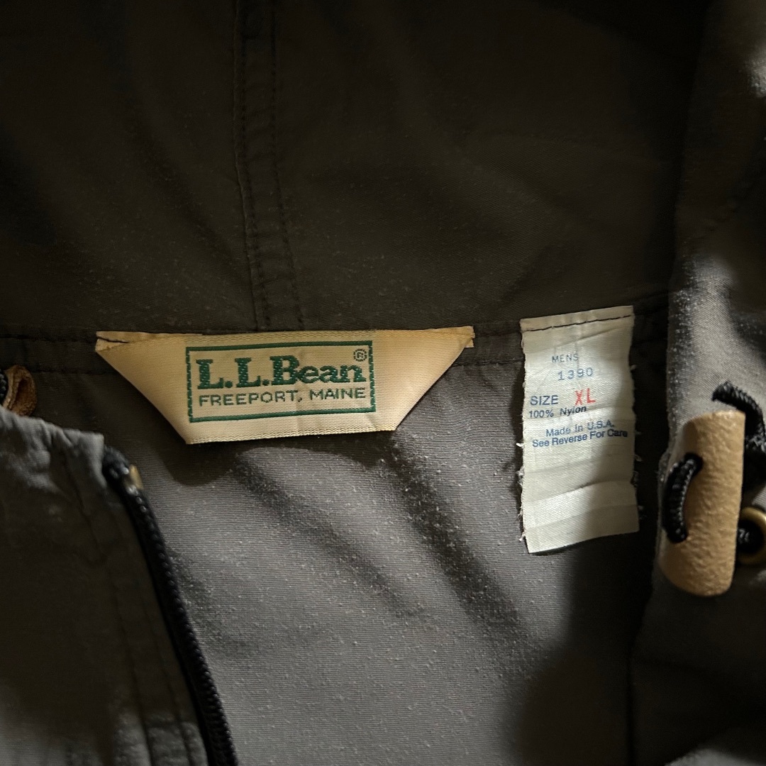 L.L.Bean(エルエルビーン)の70s エルエルビーン アノラックパーカー USA製 XL チャコールグレー メンズのジャケット/アウター(マウンテンパーカー)の商品写真