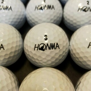 ホンマゴルフ(本間ゴルフ)の【美品】ホンマD1 24球 ホワイト ロストボール ゴルフボール(その他)