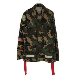 OFF-WHITE - OFF-WHITE オフホワイト 17AW Archive Field Jacket ワッペン ミリタリージャケット カーキ XS OMEA007F17039007