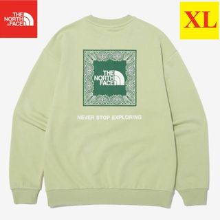 ザノースフェイス(THE NORTH FACE)のノースフェイス バンダナ スウェット トレーナー 刺繡ロゴ XL K532C(スウェット)