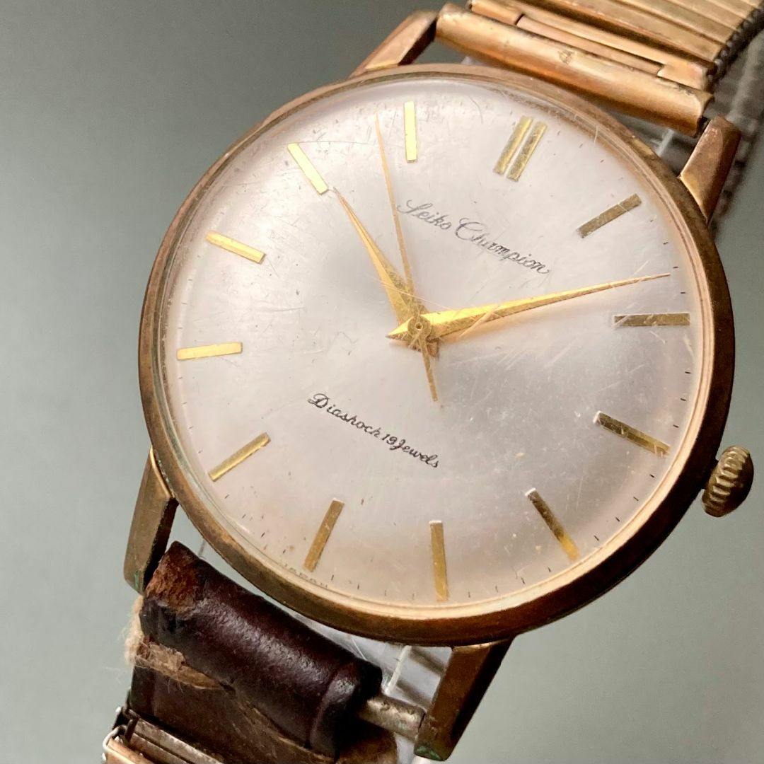 SEIKO(セイコー)の【動作品】セイコー チャンピオン アンティーク 腕時計 1960年 手巻き 男性 メンズの時計(腕時計(アナログ))の商品写真