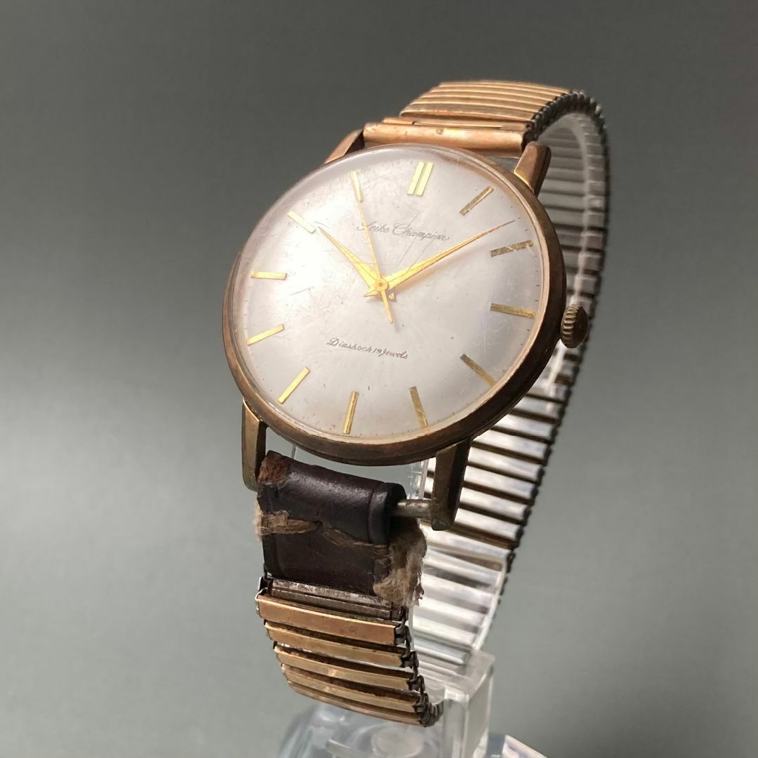 【動作品】セイコー チャンピオン アンティーク 腕時計 1960年 手巻き 男性