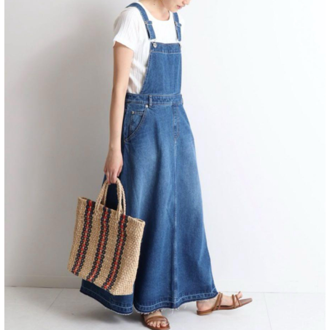 SLOBE IENA(スローブイエナ)のle denim ジャンパースカート レディースのパンツ(サロペット/オーバーオール)の商品写真