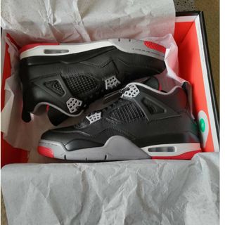 ジョーダン(Jordan Brand（NIKE）)のAIR JORDAN 4 RETRO BLACK/FIRE RED-CEMENT(スニーカー)