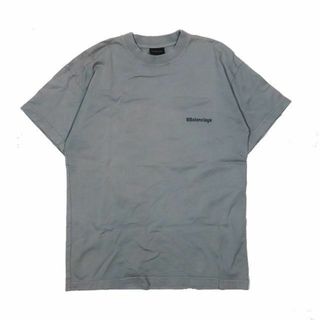 Balenciaga - バレンシアガ 22AW 641655 TMVH3 ロゴダメージ加工T Balenciaga - バレンシアガ 22AW 641655 TMVH3 ロゴダメージ加工T