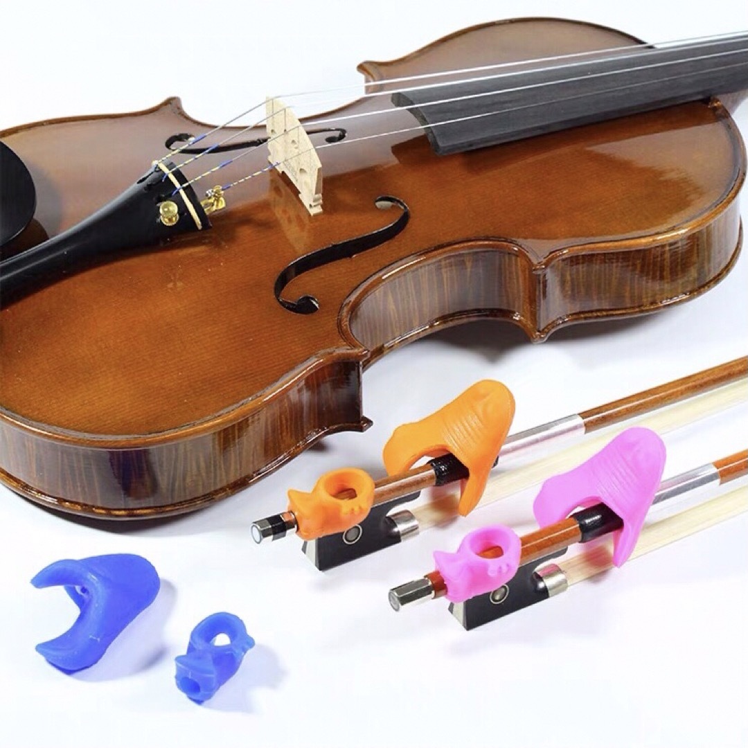 【新品SALE】バイオリン・ビオラの弓の持ち方 矯正器具 子供　初心者 送料無料 楽器の弦楽器(ヴァイオリン)の商品写真
