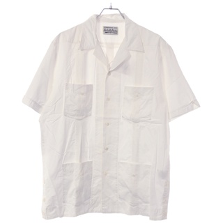 ワコマリア(WACKO MARIA)のWACKO MARIA ワコマリア CUBA SHIRTS S/S 4ポケット半袖シャツ ホワイト L(シャツ)