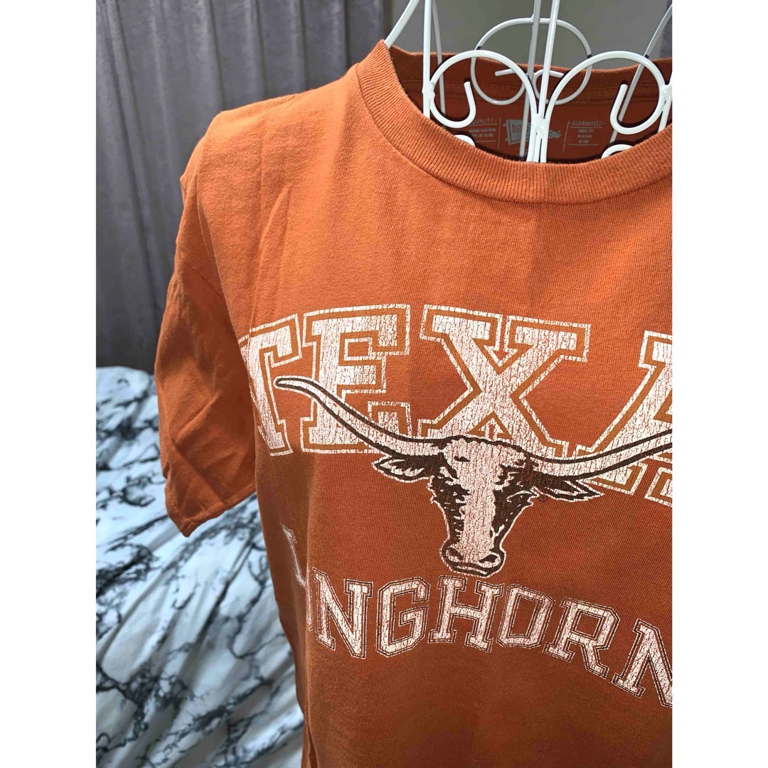 TEXAS LONGHORNS USA製 ヴィンテージ Tシャツ レディースのトップス(Tシャツ(半袖/袖なし))の商品写真