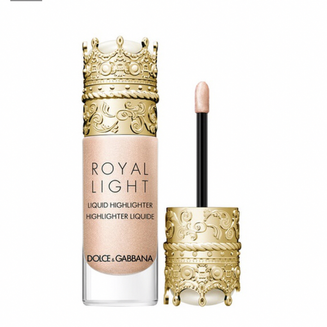 DOLCE & GABBANA BEAUTY(ドルチェアンドガッバーナビューティ)のドルチェ&ガッバーナ　ロイヤルライト　リキッドハイライター　Rosy Gold コスメ/美容のベースメイク/化粧品(フェイスカラー)の商品写真