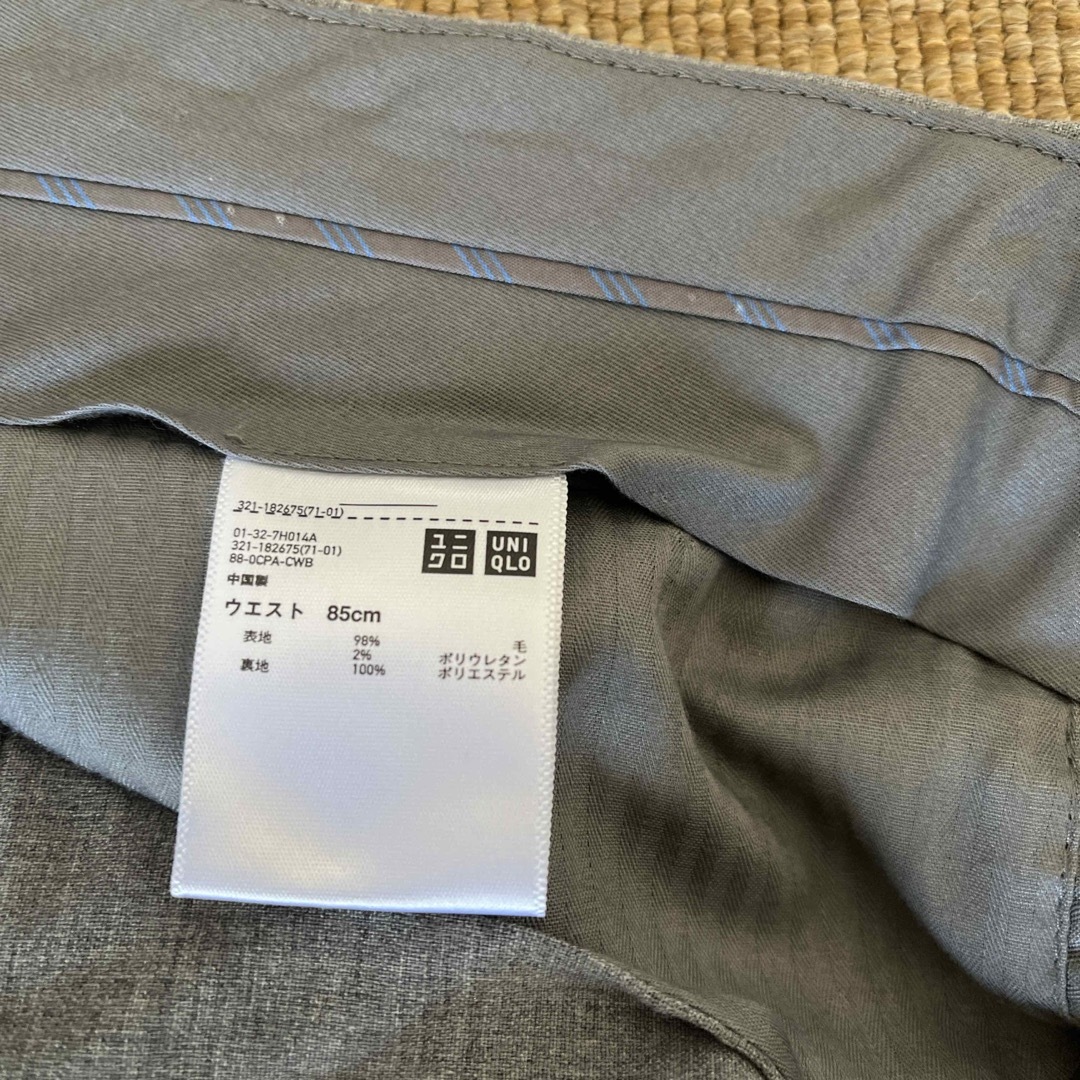 UNIQLO(ユニクロ)のUNIQLOセットアップスーツ　グレー メンズのスーツ(セットアップ)の商品写真