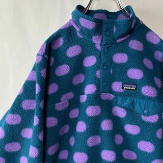 patagonia - メキシコ製　パタゴニア　シンチラ　スナップT フリースジャケット　ドット　総柄