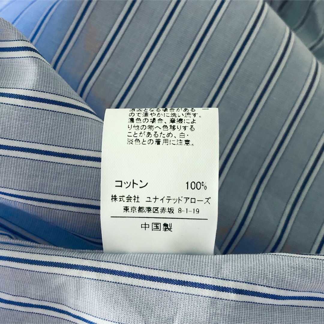 UNITED ARROWS(ユナイテッドアローズ)のnirokia様専用❣️ユナイテッドアローズ　シャツ　ブルー🩵　サイズXS レディースのトップス(シャツ/ブラウス(長袖/七分))の商品写真