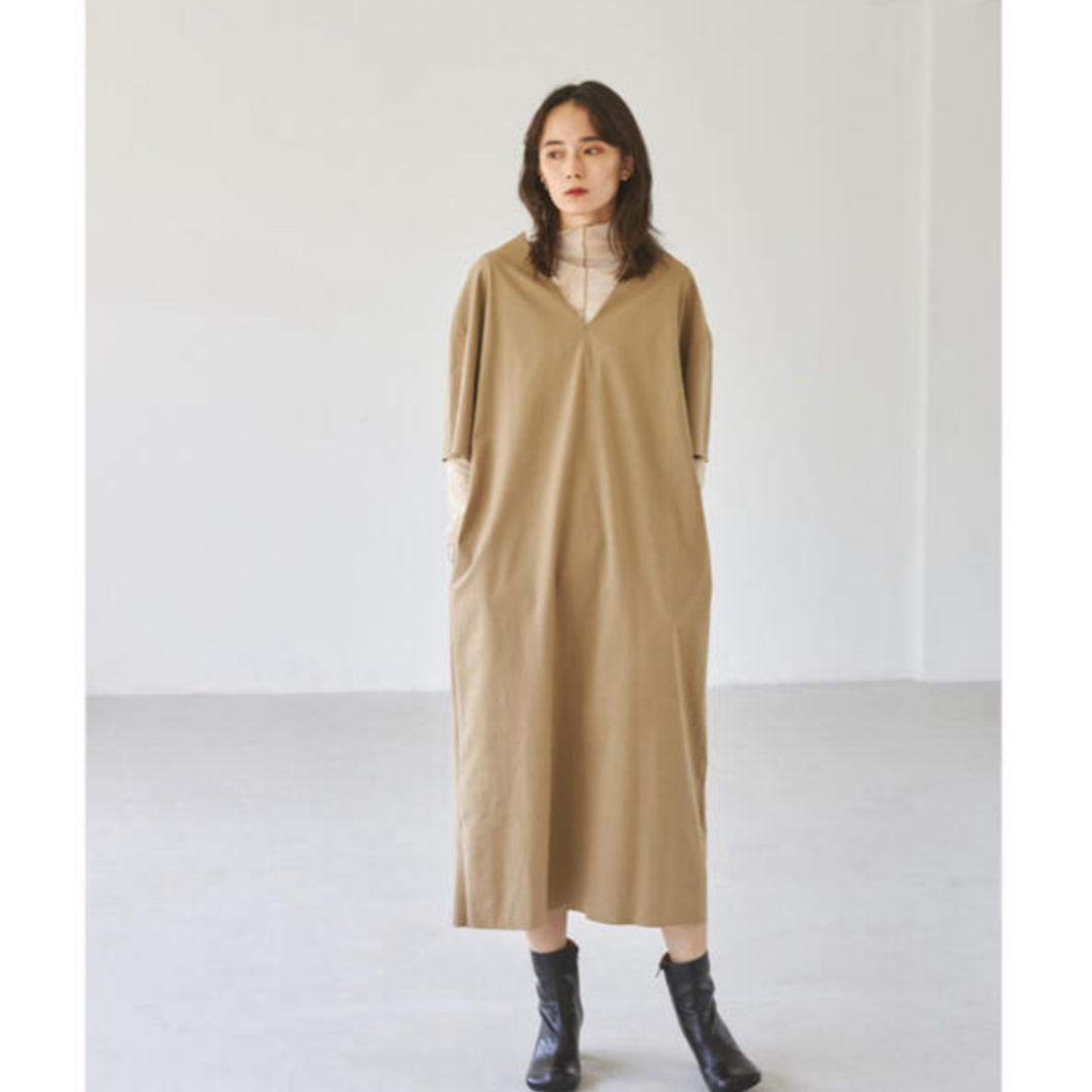 TODAYFUL(トゥデイフル)のHighgauge Halfsleeve Dress  TODAYFUL 新品 レディースのワンピース(ロングワンピース/マキシワンピース)の商品写真