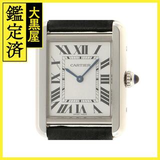 カルティエ(Cartier)のカルティエ タンク・ソロ WSTA00 シルバー SS/カーフレザー【200】(腕時計)