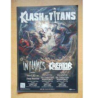 KLASH OF THE TITANS ツアーB5チラシ(ミュージシャン)