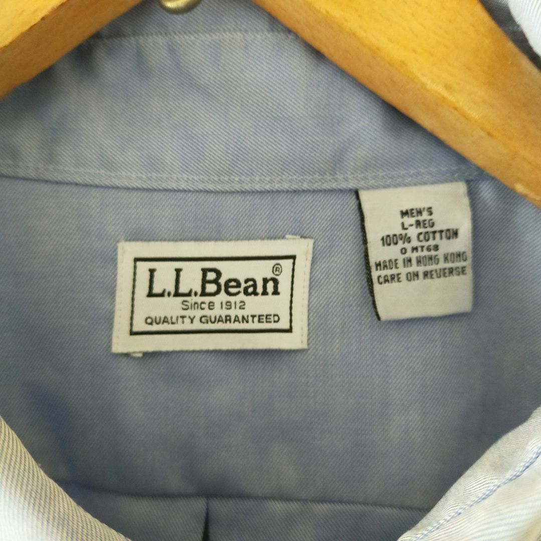 L.L.Bean(エルエルビーン)のL.L.Bean エルエルビーン ボタンダウン カラーシャツ ライトブルー メンズのトップス(シャツ)の商品写真