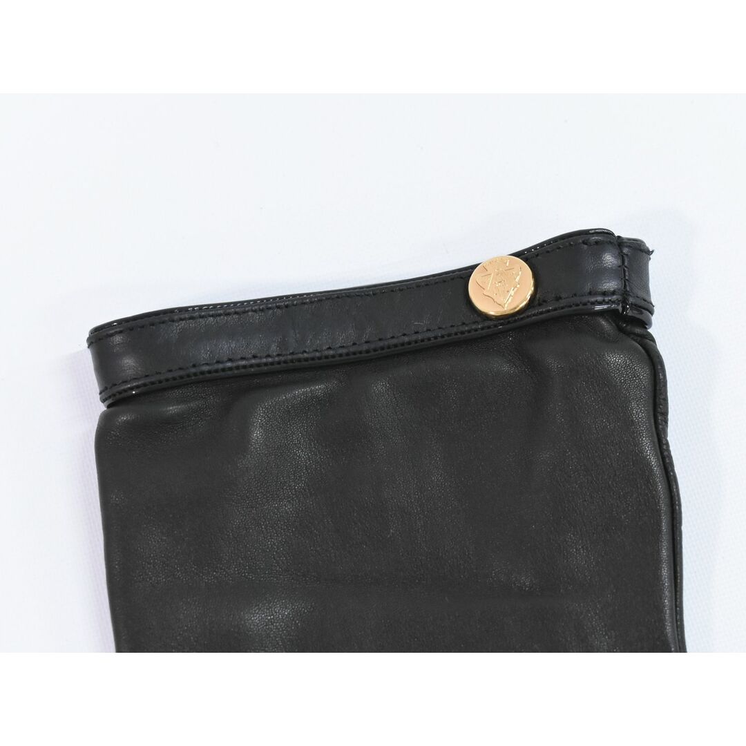 GUCCI - 本物 グッチ GUCCI ラムスキン レザー シルク ロング GUCCI - 本物 グッチ GUCCI ラムスキン レザー シルク ロング
