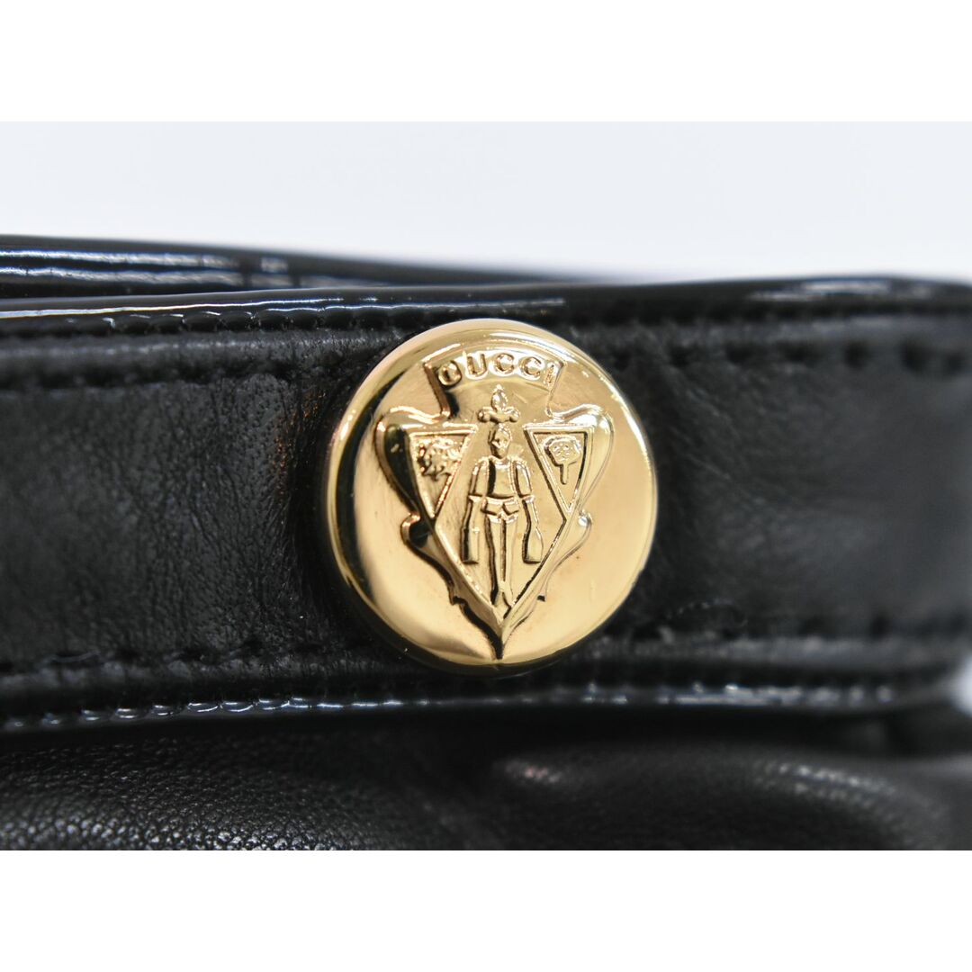 GUCCI - 本物 グッチ GUCCI ラムスキン レザー シルク ロング GUCCI - 本物 グッチ GUCCI ラムスキン レザー シルク ロング