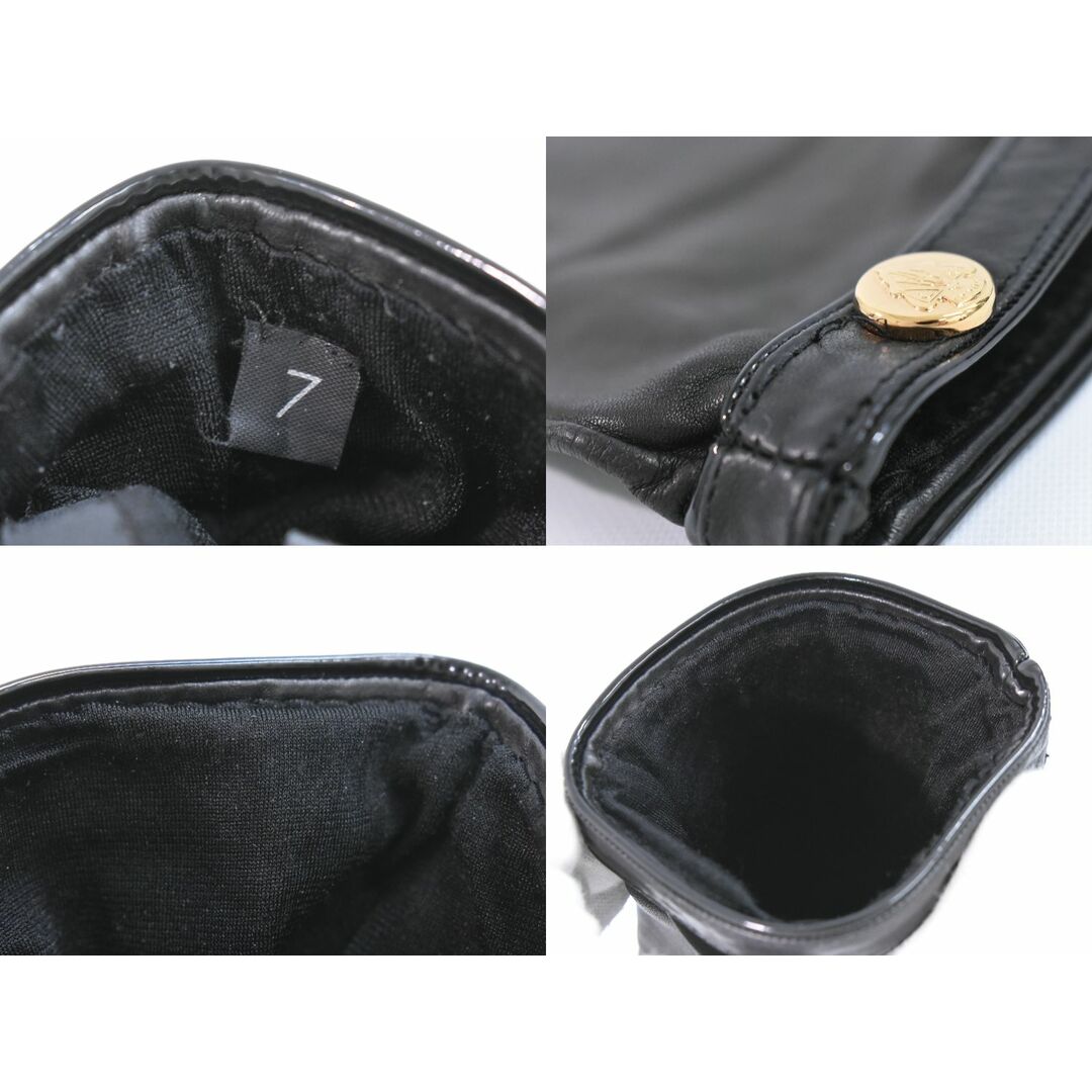 GUCCI - 本物 グッチ GUCCI ラムスキン レザー シルク ロング GUCCI - 本物 グッチ GUCCI ラムスキン レザー シルク ロング