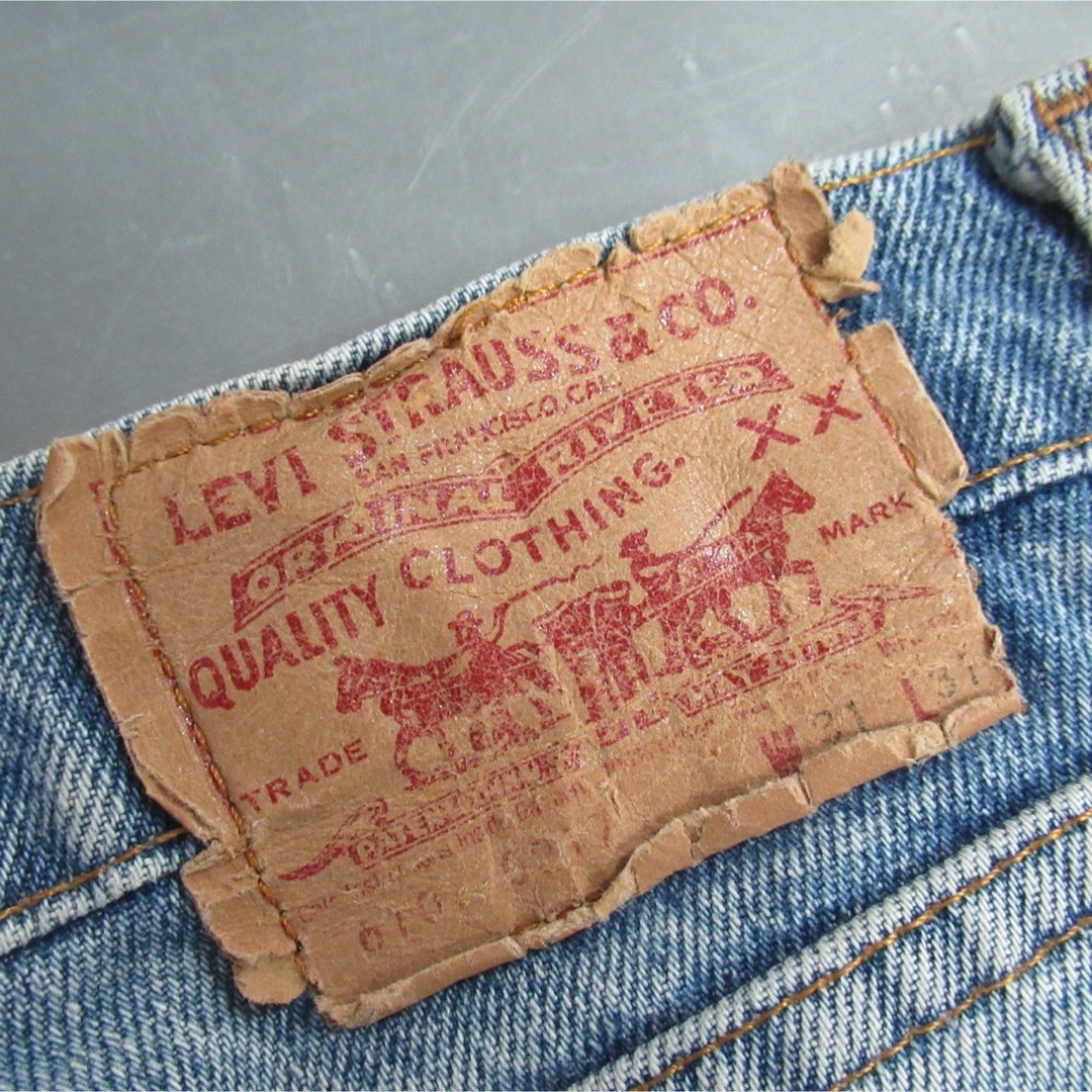 Levi's(リーバイス)のUSA製 Levis 610 テーパード デニム パンツ ジーンズ 31 ブルー メンズのパンツ(デニム/ジーンズ)の商品写真