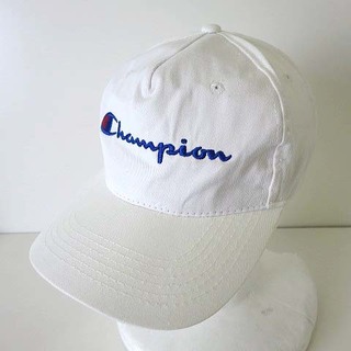 チャンピオン(Champion)のチャンピオン CHAMPION キャップ 帽子 スナップバック ロゴ刺繍 F 白(キャップ)