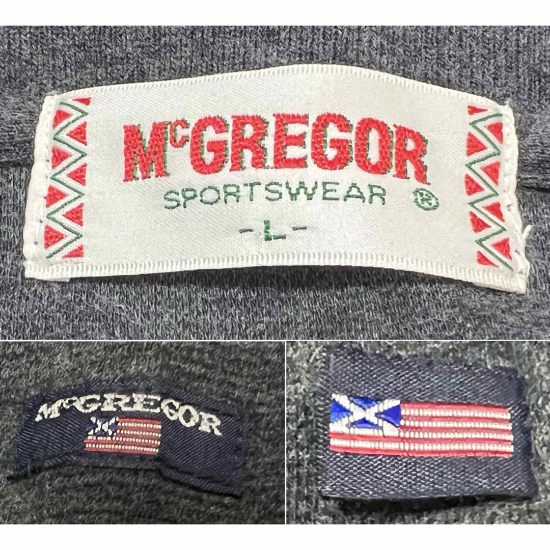 McGREGOR(マックレガー)のマックレガー　ジップアップニット　綿100% ヴィンテージ　90年代　美品 メンズのトップス(ニット/セーター)の商品写真