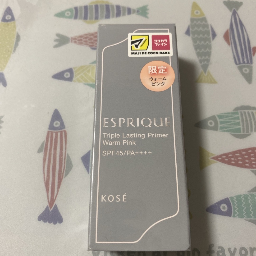 ESPRIQUE(エスプリーク)の新品未使用エスプリークトリプルラスティングプライマーウォームピンク コスメ/美容のベースメイク/化粧品(化粧下地)の商品写真