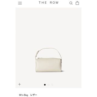 ザロウ(THE ROW)の極美品　THE ROW     90's Bag   アイボリー(ハンドバッグ)