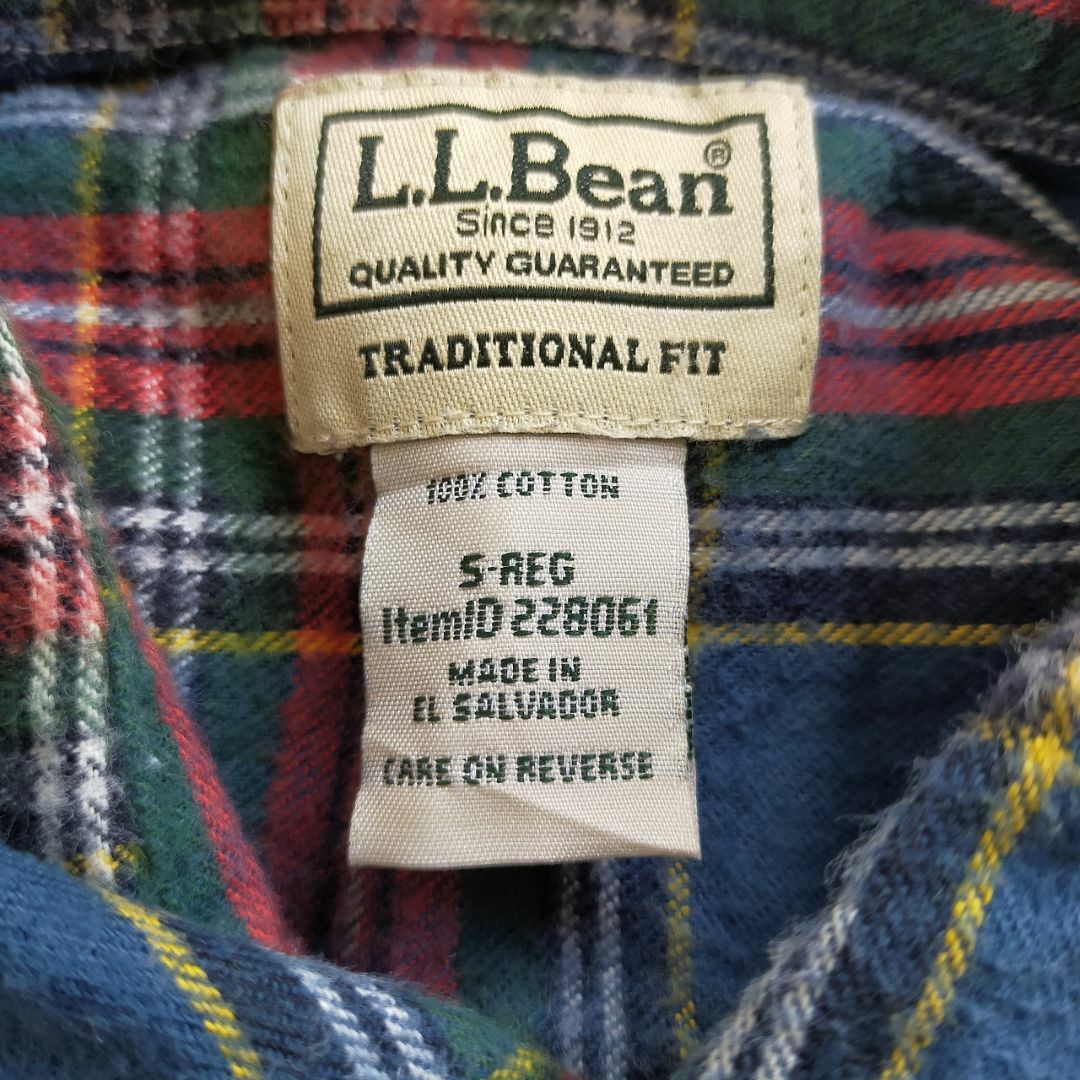 L.L.Bean(エルエルビーン)のL.L.Bean エルエルビーン コットンチェック BD ボタンダウンシャツ メンズのトップス(シャツ)の商品写真
