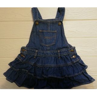 ベビーギャップ(babyGAP)のベビーギャップ　ジャンパースカート　デニム(ワンピース)