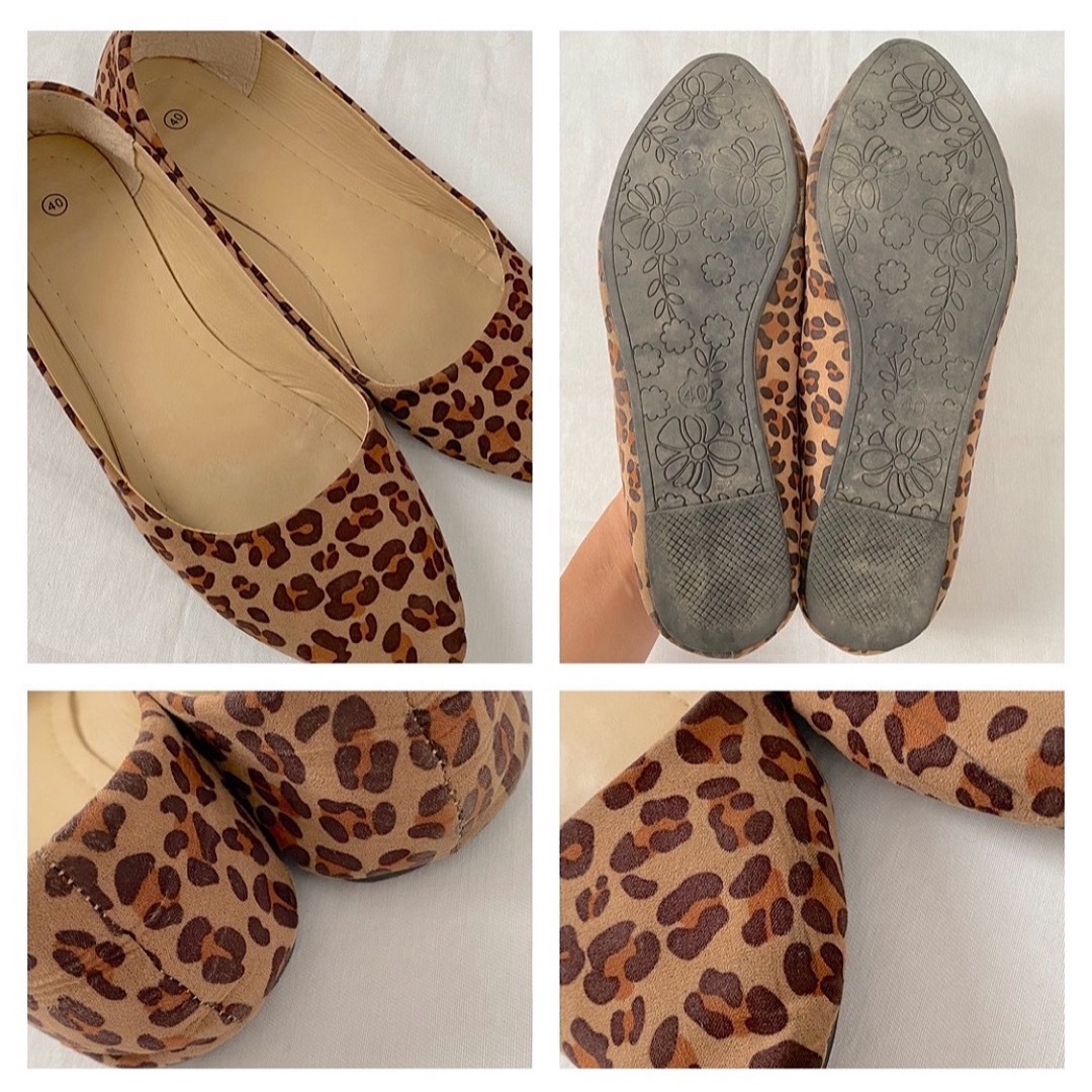 H&M(エイチアンドエム)のH&M leopard flat shoes レディースの靴/シューズ(バレエシューズ)の商品写真