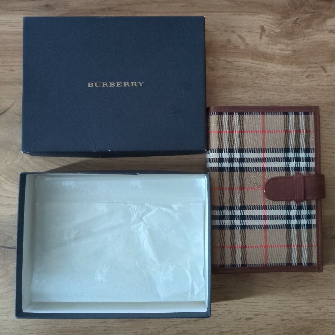 BURBERRY(バーバリー)のBURBERRY ミニ・システム手帳 茶 BES94-E メンズのファッション小物(手帳)の商品写真