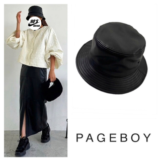 ページボーイ(PAGEBOY)のPAGEBOY leather buckethat(ハット)