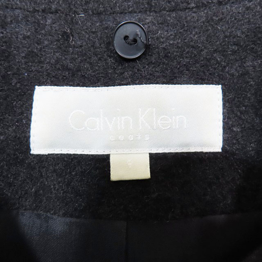 Calvin Klein(カルバンクライン)のカルバンクラインアンゴラ ウールブレンド ロング ステンカラーコート レディースのジャケット/アウター(その他)の商品写真