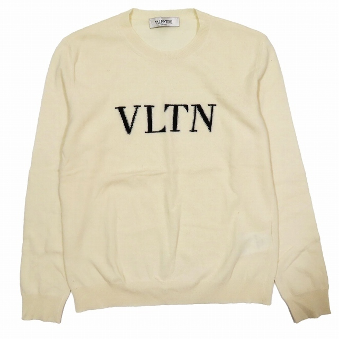 VALENTINO(ヴァレンティノ)のヴァレンティノ VLTNロゴ ウール カシミヤブレンド ニット セーター  レディースのトップス(ニット/セーター)の商品写真