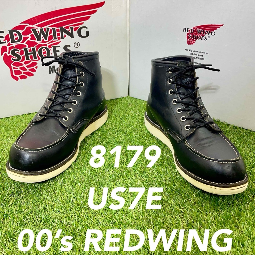 REDWING(レッドウィング)の【安心品質0244】廃盤8179レッドウイングＲＥＤＷＩＮＧブーツ7E送料込 メンズの靴/シューズ(ブーツ)の商品写真