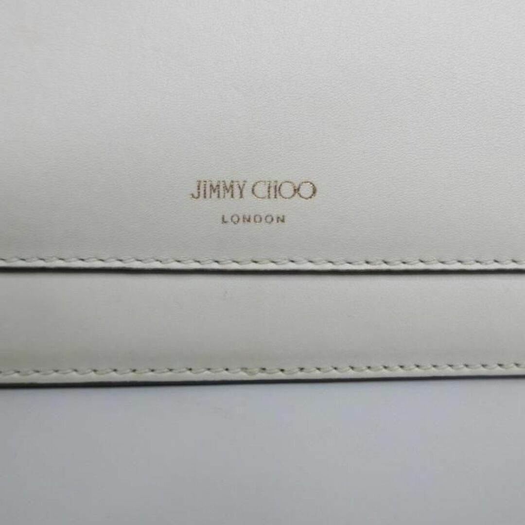 JIMMY CHOO(ジミーチュウ)の美品 JIMMYCHOO ジミーチュウ Avenue JCロゴ ショルダーバッグ レディースのバッグ(ショルダーバッグ)の商品写真