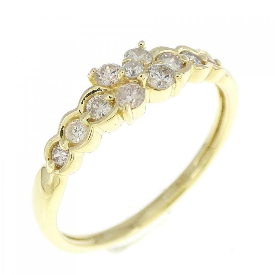 【新品】K18YG ダイヤモンド リング 0.27CT レディースのアクセサリー(リング(指輪))の商品写真