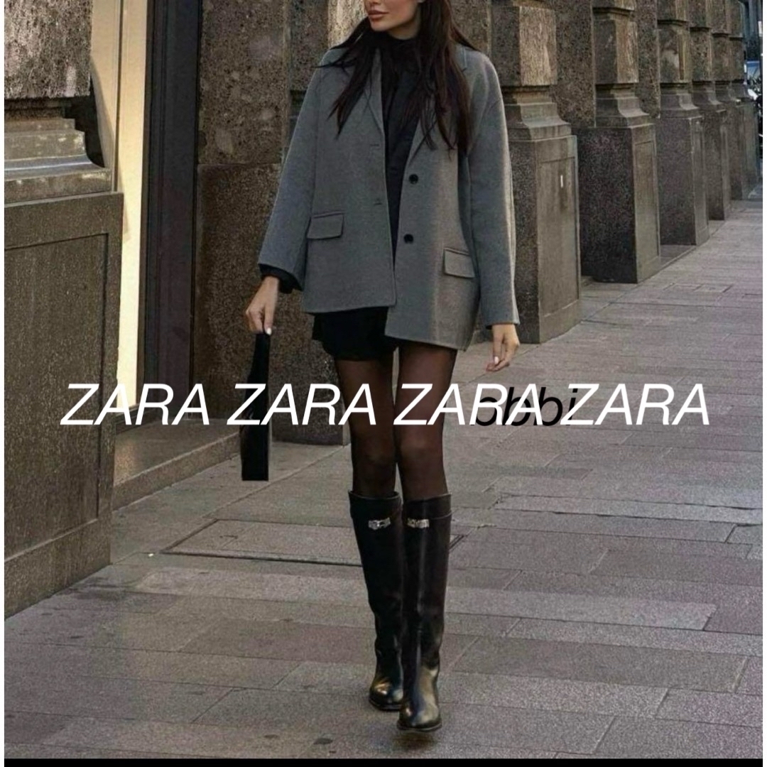 ZARA - ZARA ZW COLLECTION ダブルフェイス ウールブレンド ZARA - ZARA ZW COLLECTION ダブルフェイス ウールブレンド