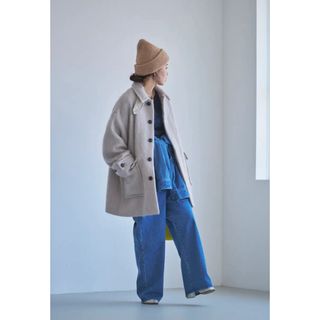 新品未使用oll kyoto / Oji mohair coat / écru(ロングコート)