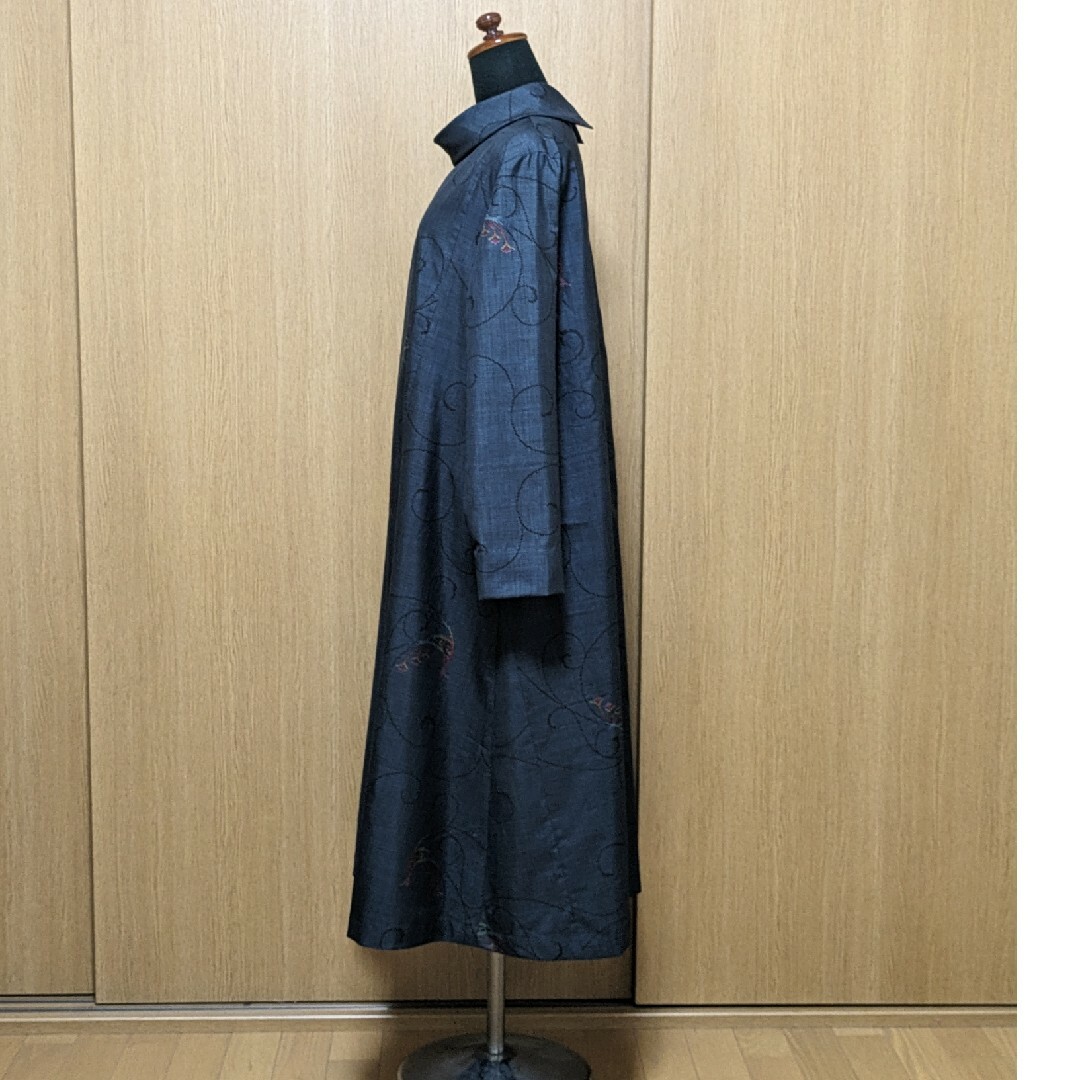 SOLD 着物リメイク ワンピース 大島紬 L〜LLの通販 by Yumi's SOLD 着物リメイク ワンピース 大島紬 L〜LLの通販 by Yumi's
