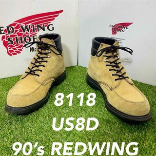 レッドウィング(REDWING)の【安心品質0249】8118レッドウイング廃盤ブーツREDWING26-27cm(ブーツ)