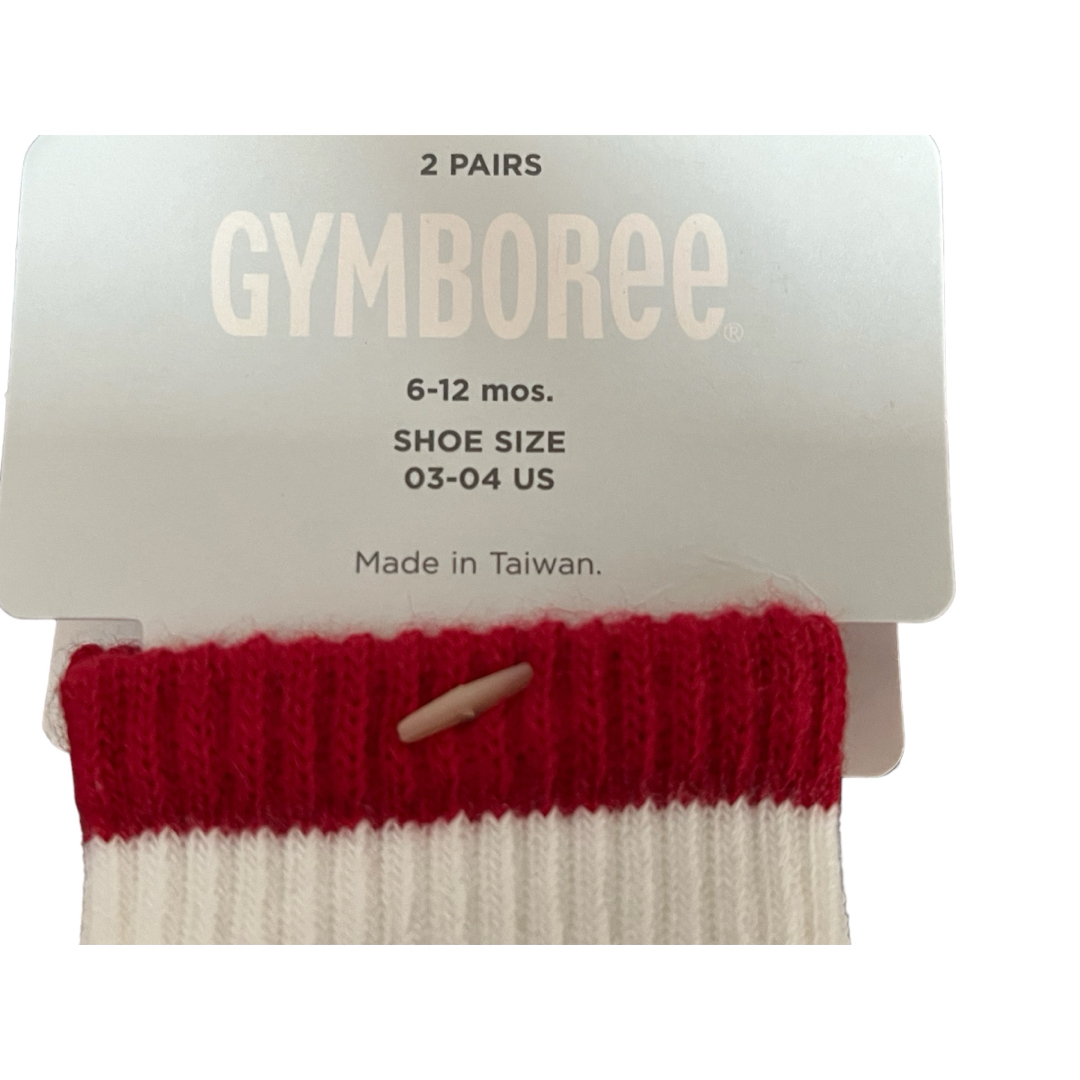 GYMBOREE(ジンボリー)の★Gymboree★新品★ベビー　靴下　スニーカーデザイン　2足セット！★ キッズ/ベビー/マタニティのこども用ファッション小物(靴下/タイツ)の商品写真