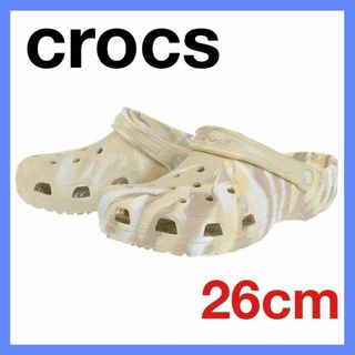 クロックス crocs メンズ レディース サンダル クラシック マーブル(ノーカラージャケット)