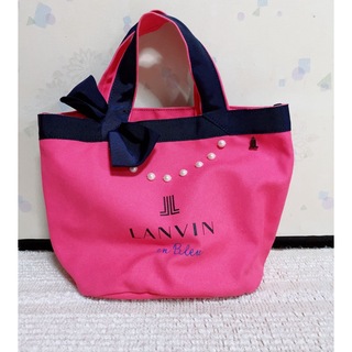 ランバンオンブルー(LANVIN en Bleu)のLANVIN ランバンオンブルー リボントートバッグ(トートバッグ)